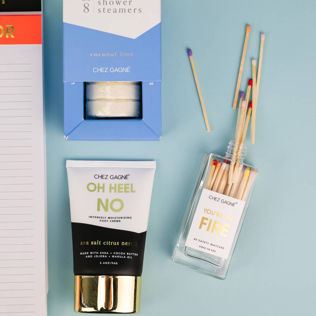 Chez Gagné – Großhandel Streichhölzer – Du bist in Flammen - Sicherheitsstreichhölzer in Glasflasche - Regenbogen/Mehrfarbig2