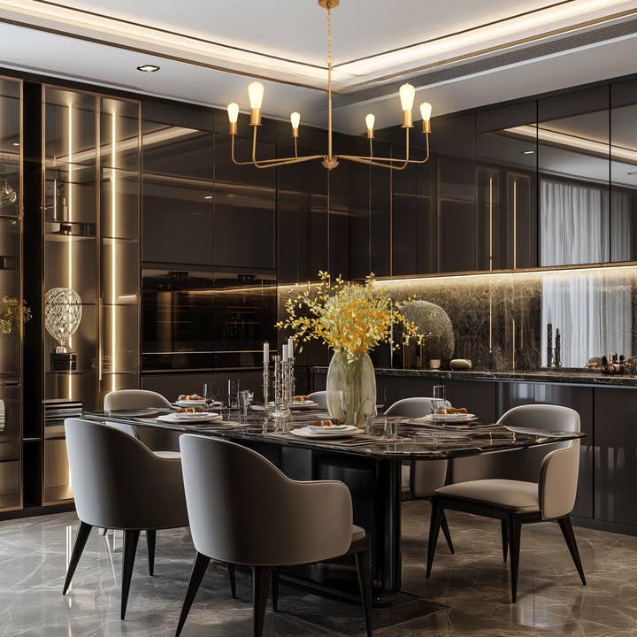 Brio Lighting - Wholesale Chandelier/Hanging Light - Modern Chandelier Radiant 6-Light Traditional Farmhouse Gold2