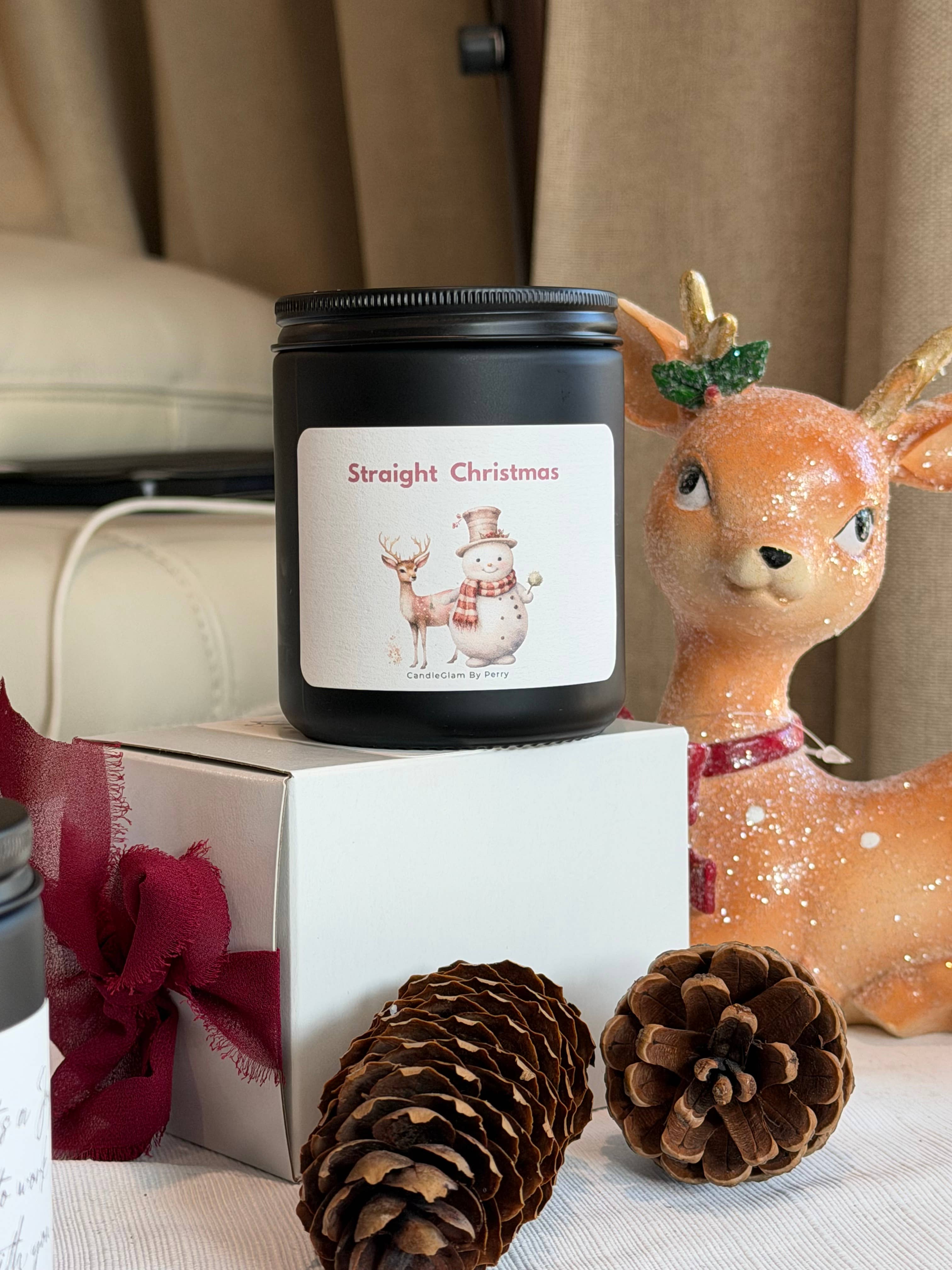 Candleglambyperry - Vente Bougie en bocal - Bougie en pot en verre noir mat sans étiquette11