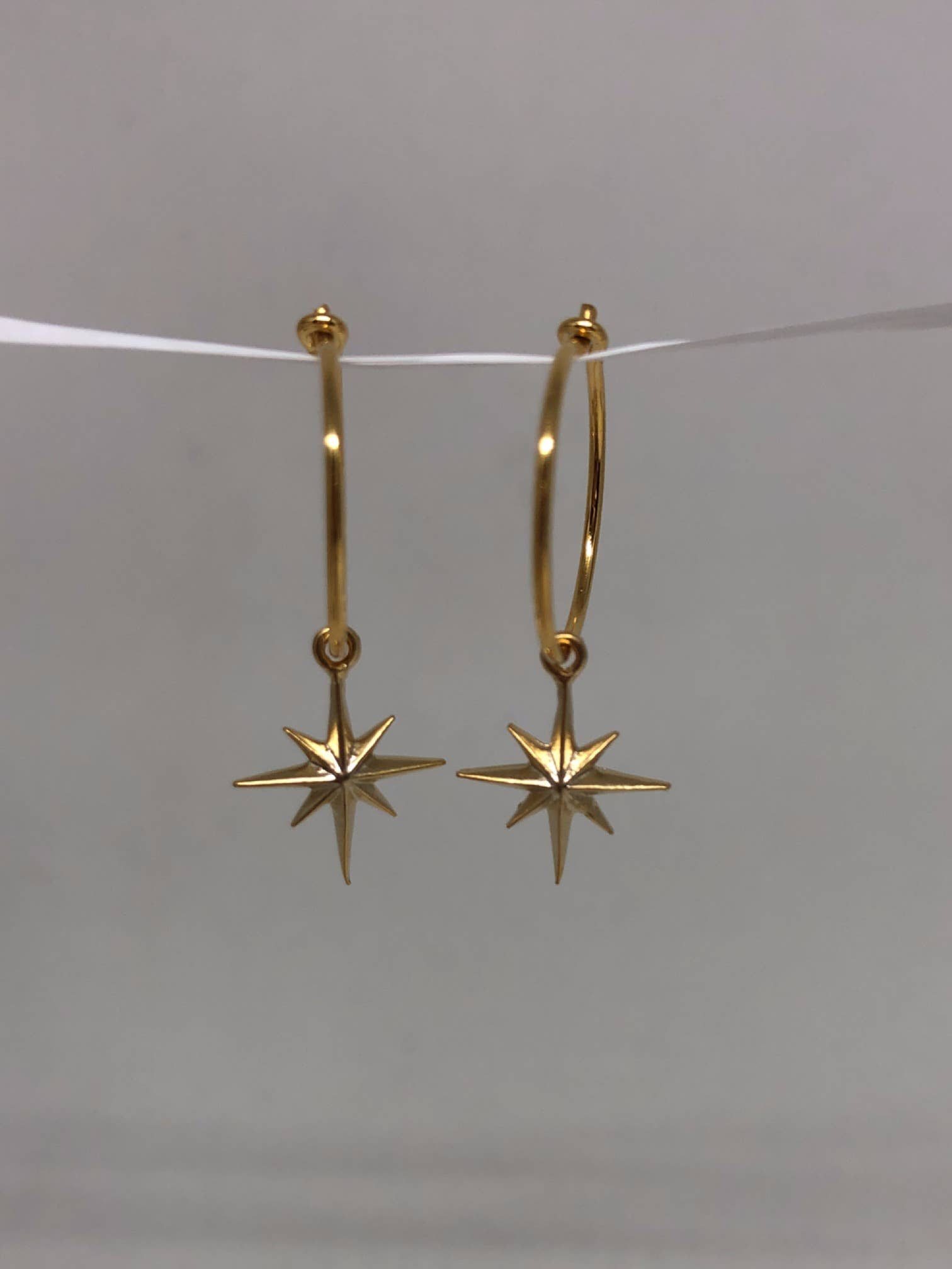 BMR - Wholesale Dangle Earrings - Small Gold Hoop With Assorted Tiny Charms3