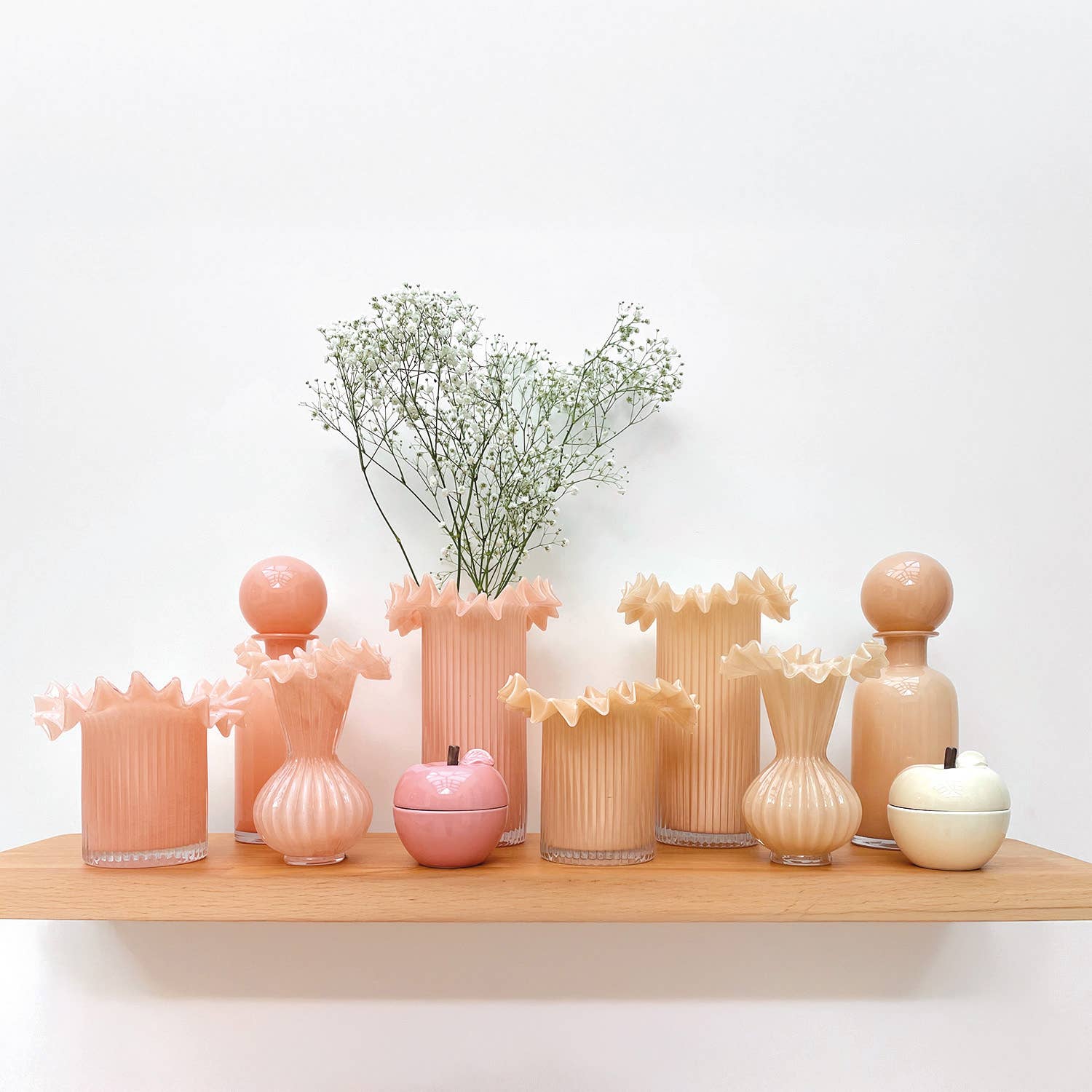 Opjet Paris - Wholesale Vase - Froufrou champagne vase small D17.5 H16cm2