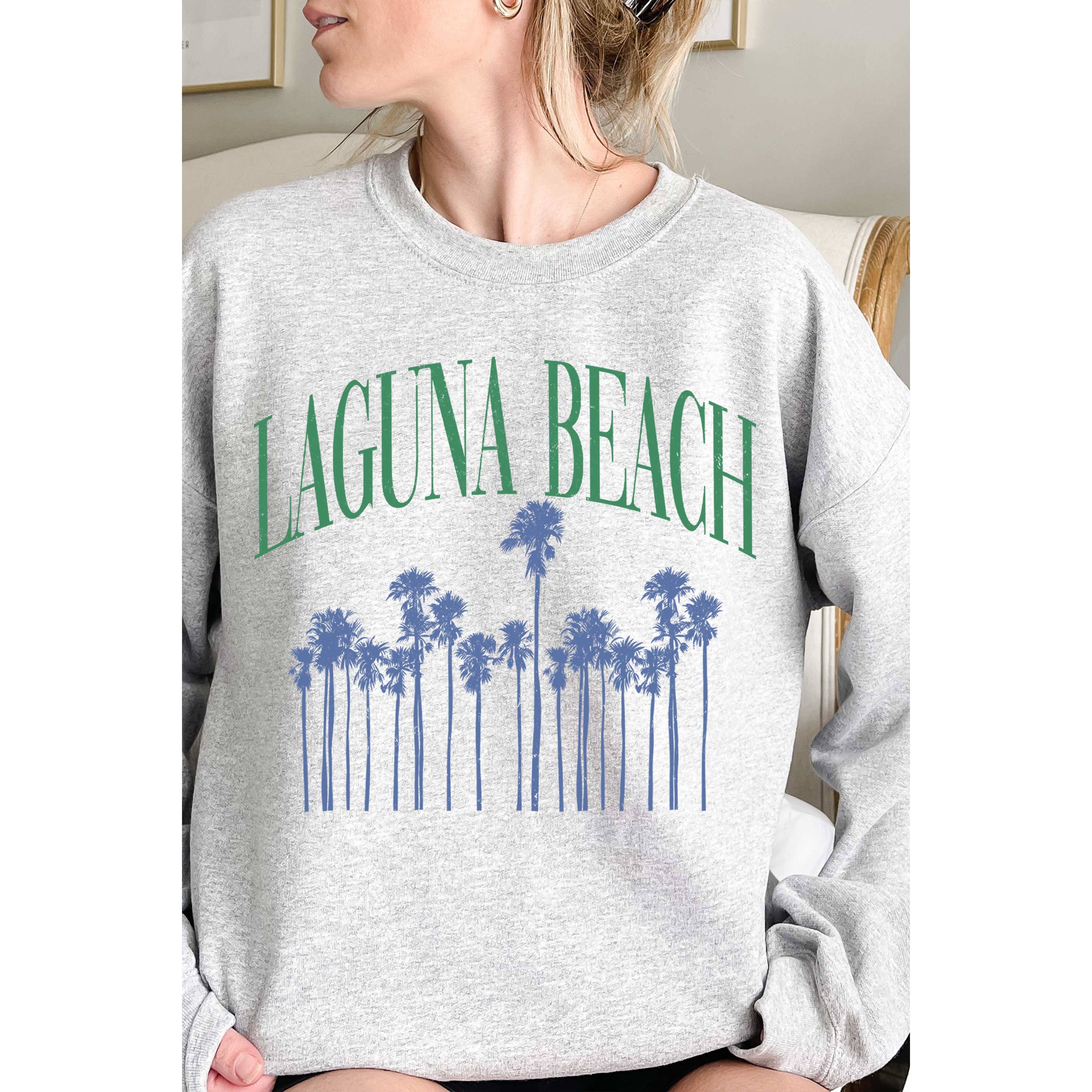 A. BLUSH CO - Wholesale Graphic Sweatshirt - Women's - LAGUNA BEACH Graphic Sweatshirt1