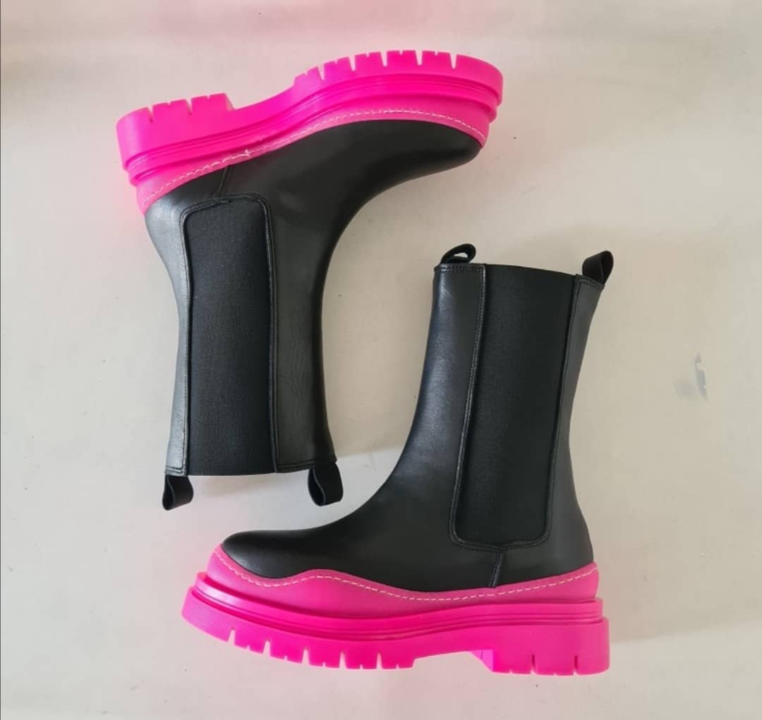 Alessandro Collection Italy – wholesale Chelseaboots – Dam – Kvinnokängor ALEX FLOU med fluorescerande sulor8