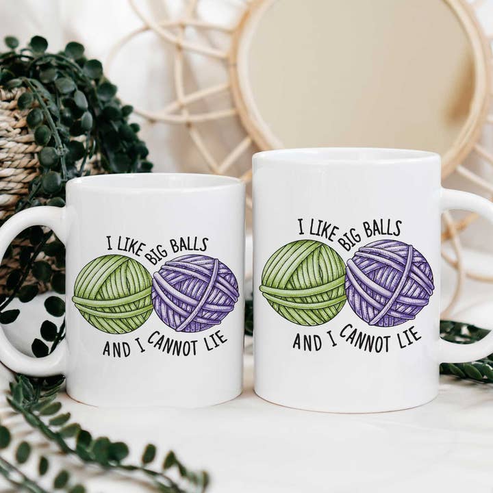 I Like Big Balls and I cannot Lie - Mug à café pour la vente par Shop Intaglio