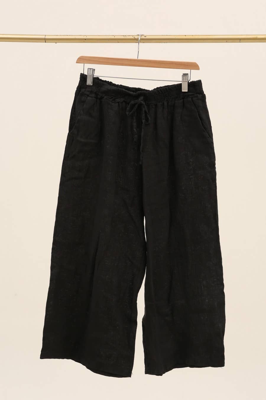 la maison des fibres naturelles – Calças - Mulher por atacado – Calça Capri 16531d 100% linho6