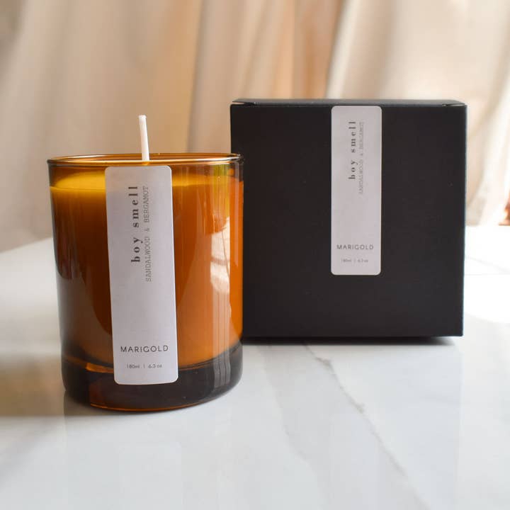 Vela perfumada Boy Smell Wellbeing (180 ml) para venta al por mayor de Marigold Charms