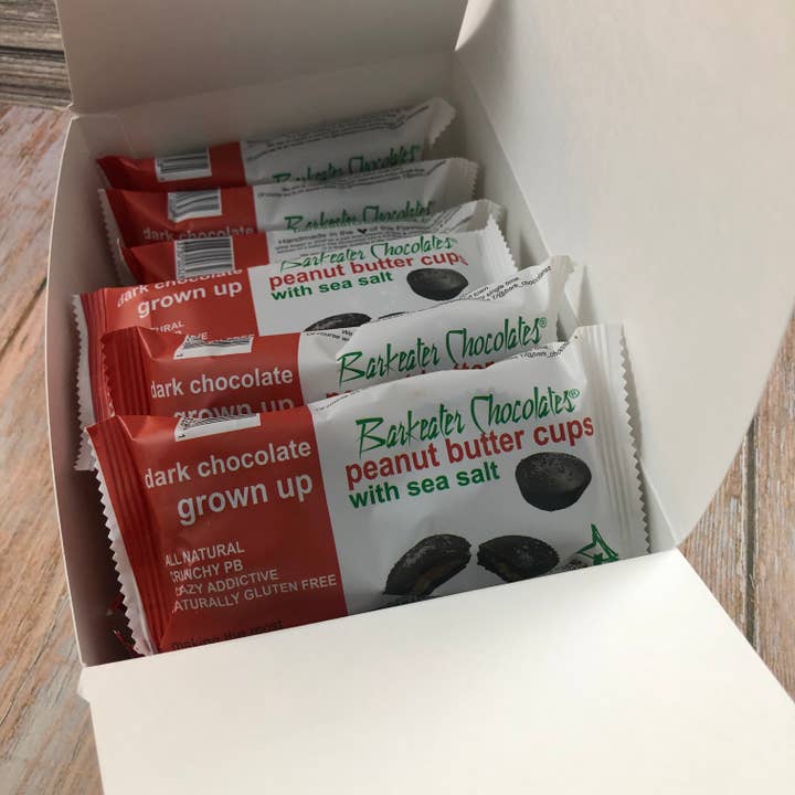 Barkeater Chocolates - Wholesale Chocolate Covered Sweets - Dark Chocolate Grown Up Peanut Butter Cups with Sea Salt2