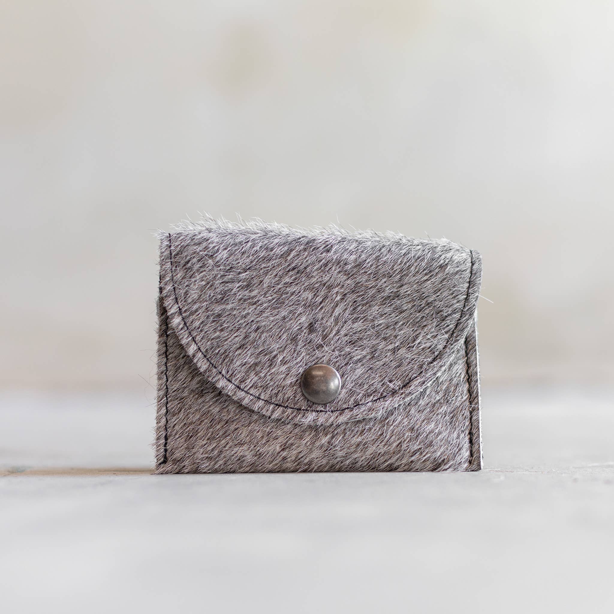 Van Buren - Vente Pochette – femme - Portefeuille en cuir de vachette à bouton-pression | 11 variantes6