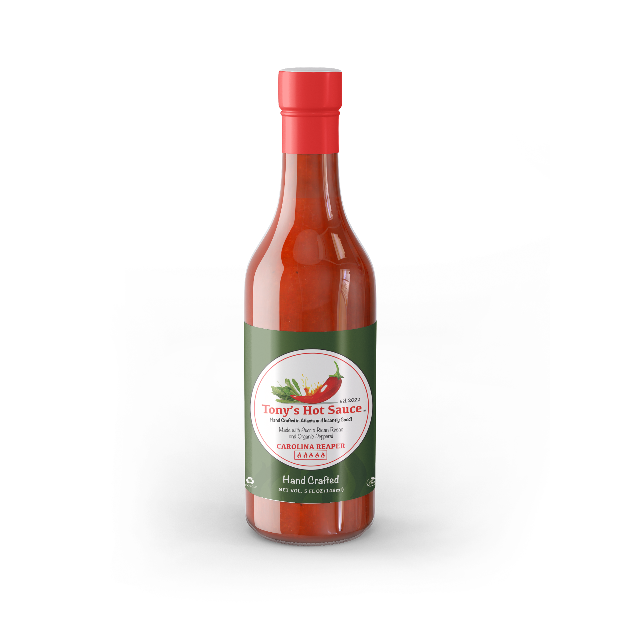 Tony's Hot Sauce - Wholesale Hot Sauce - Tony's Handcrafted Hot Sauce-Carolina Reaper1