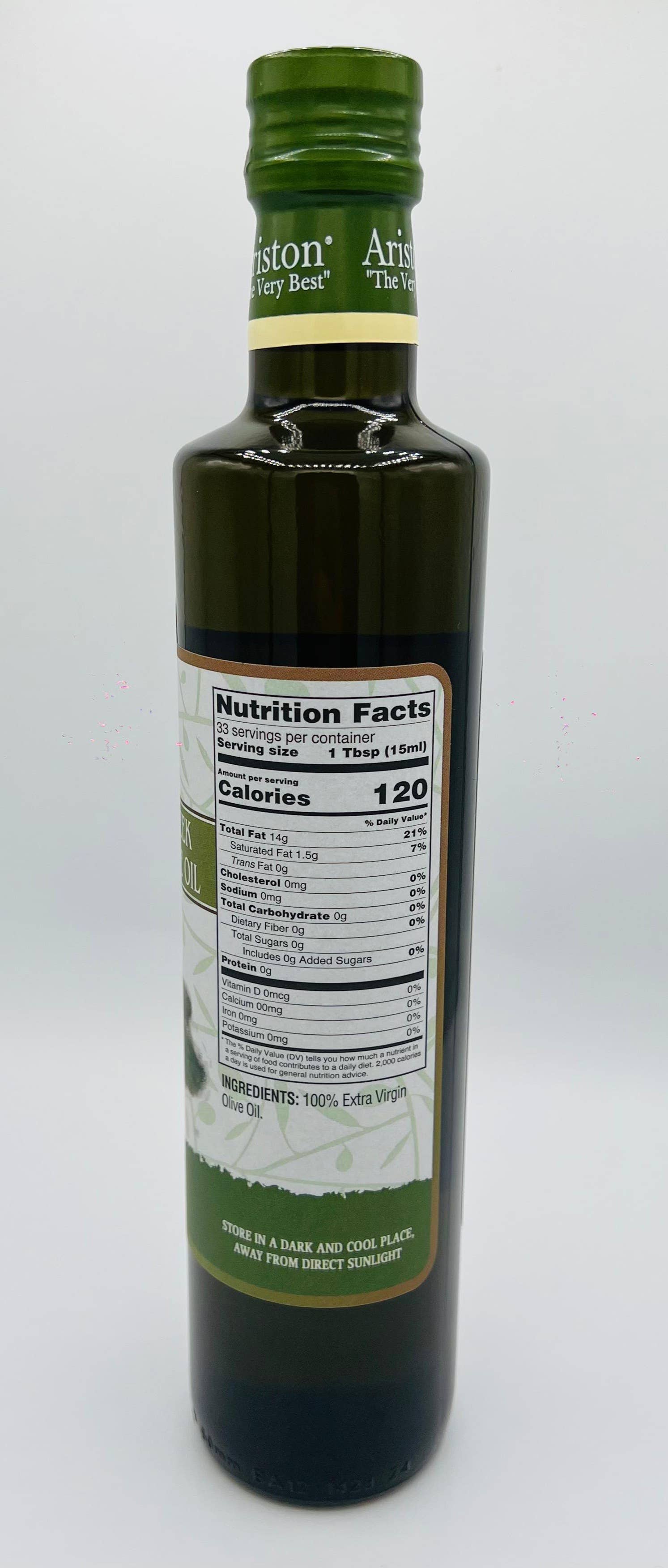Ariston Specialties - Wholesale Olive Oil - Select Extra Virgin Olive Oil 16.9oz (500 ml)19