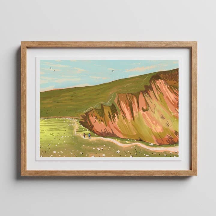 Konstvandring i bergen för wholesale av Charis Raine Illustration