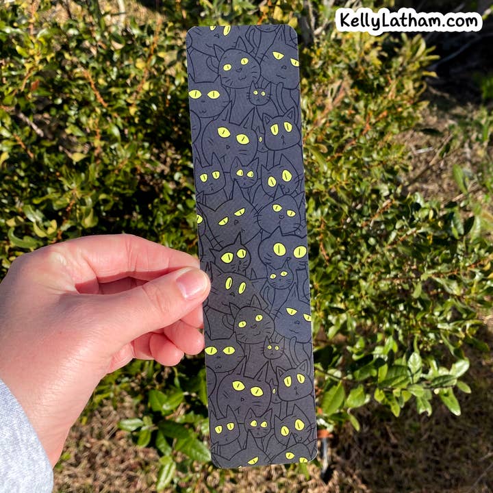 Kelly Latham Art – Engroshandel Bogmærke – Sort Katteøjne Bogmærke - Boghandel, Bogelsker Katteelsker6