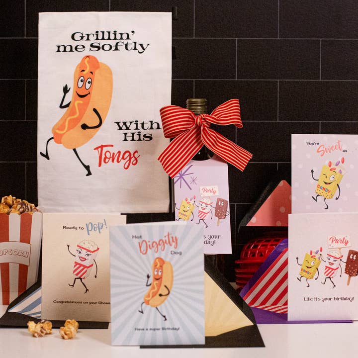 Mod Lounge Paper Company - Wholesale Birthday Card - Lobby Refreshments Birthday Card3