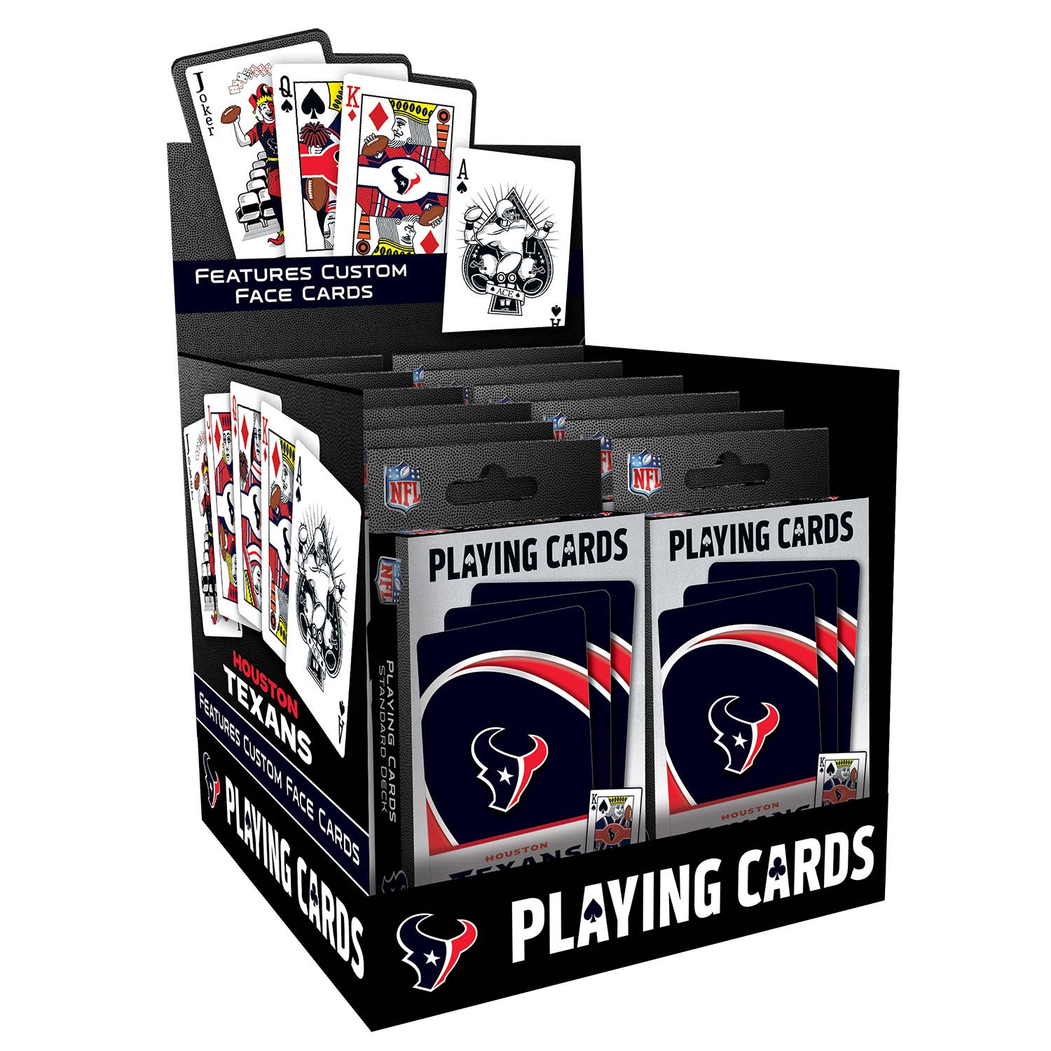 Masterpieces Puzzles - Vente Jeu de cartes - Cartes à jouer des Houston Texans3