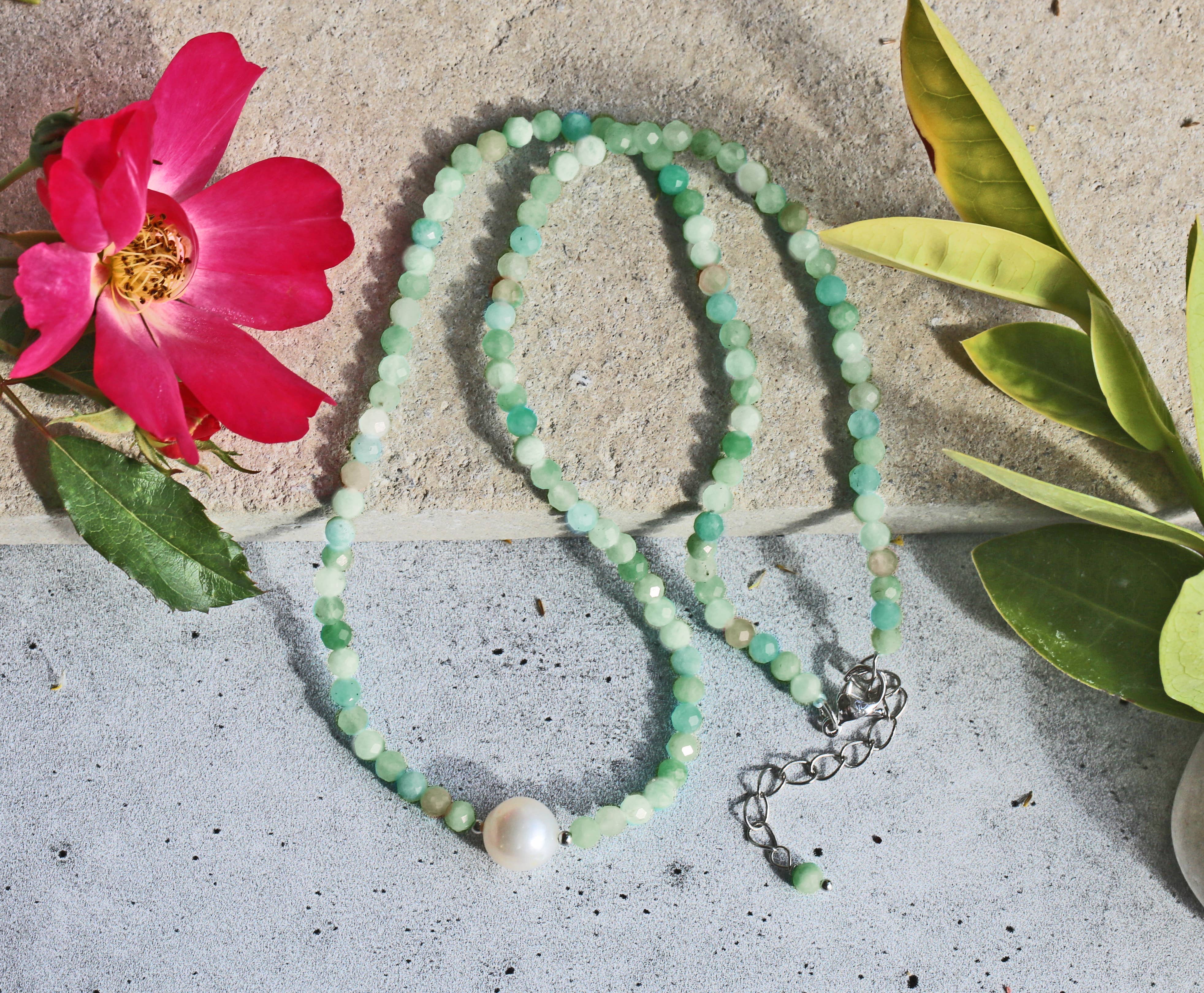 IST Jewelry – Großhandel Perlenkette – Halskette mit Edelsteinen und Zuchtperlen9