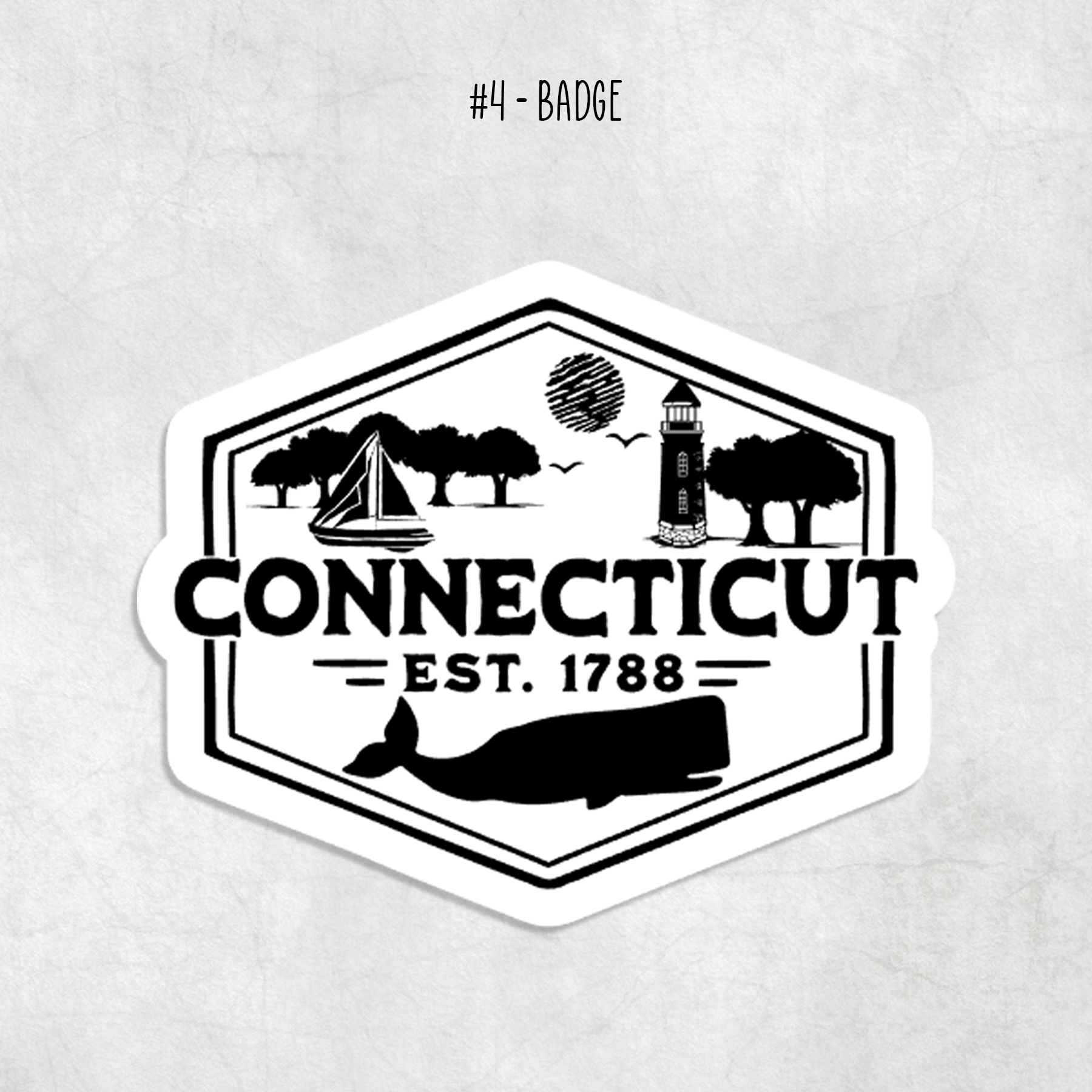 Expression Design Co - Wholesale Sticker - Connecticut-stickers4