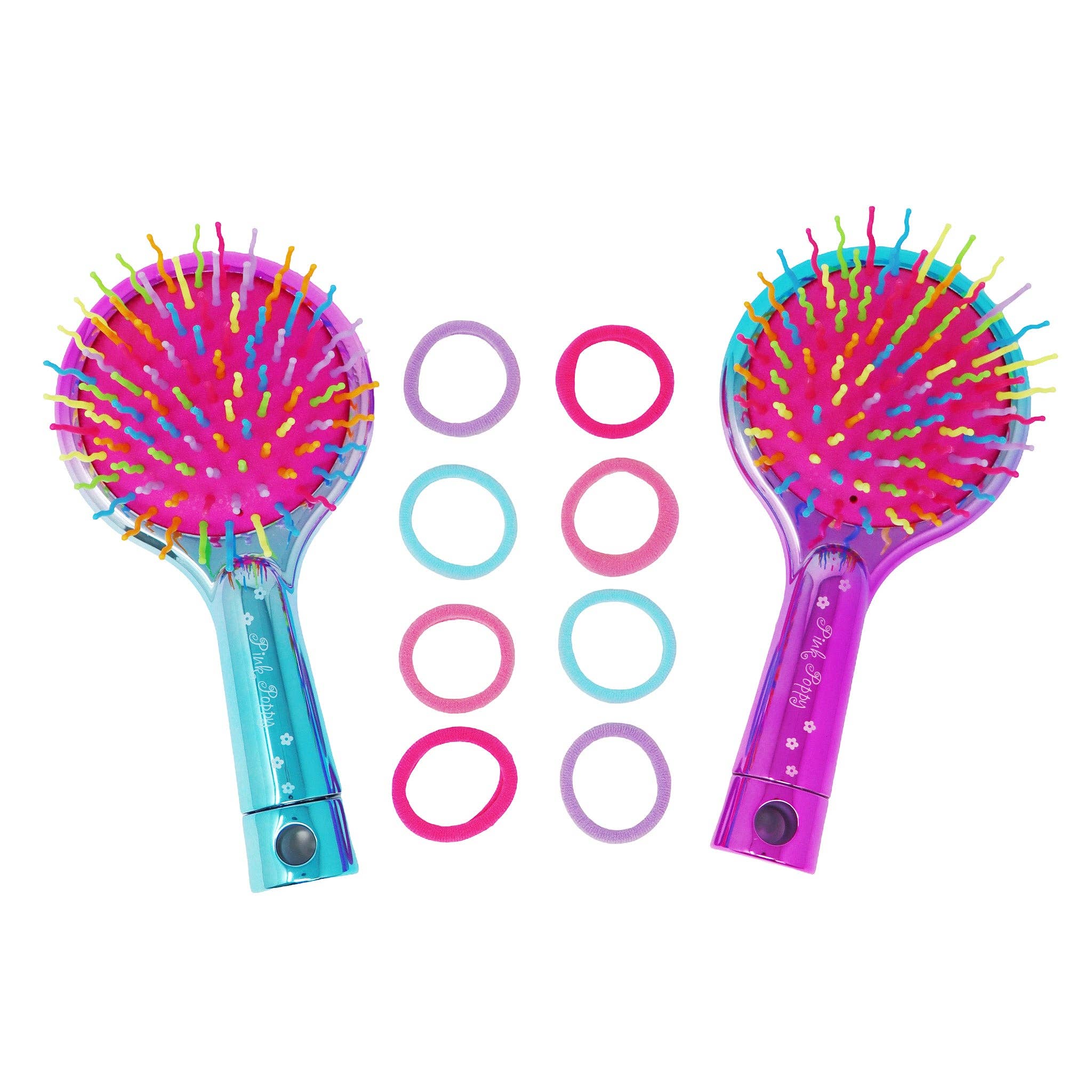 Pink Poppy USA - Wholesale Hair Brush/Comb - Kids & Baby - Mermazing Mermaid Hairbrush and Mirror | Pack of 121