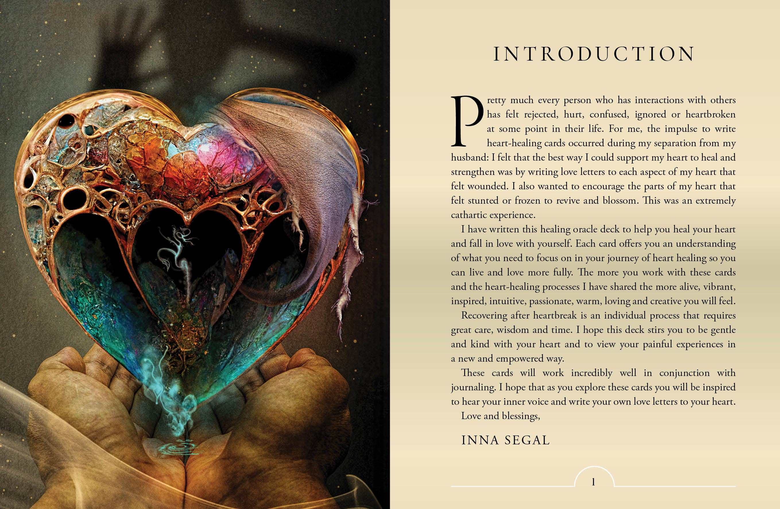 ROCKPOOL PUBLISHING - Wholesale Tarot cards - Healing Heart Oracle: 36 Gilded Cards & 96 Page Guidebook2