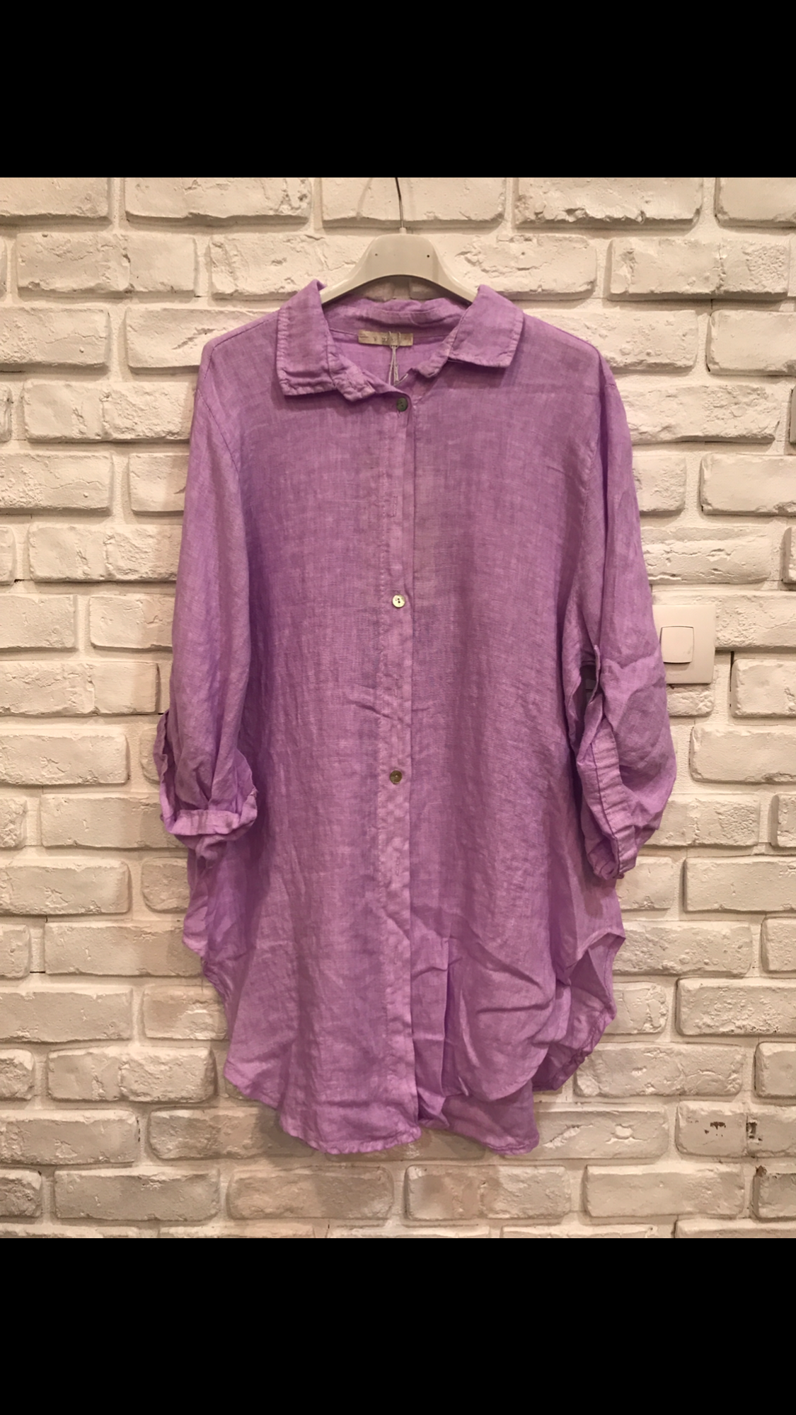 la maison des fibres naturelles - Wholesale Button Down Shirt - Women's - 100% linen shirt 62015921