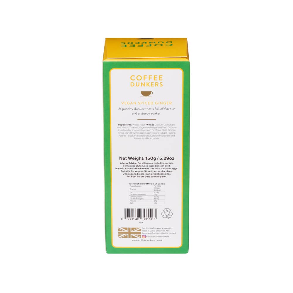 Ace Tea London – wholesale Biscuit – Vegan Spiced Ginger COFFEE DUNKERS4