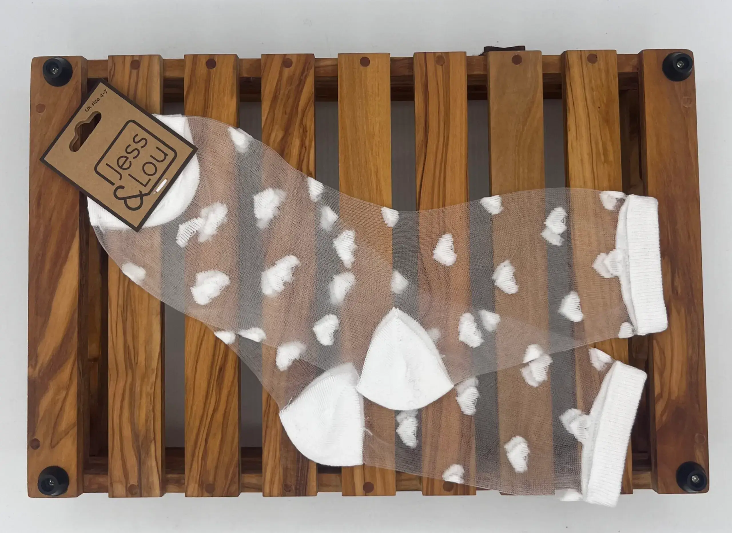 Jess & Lou – wholesale Socks – Women's – Footwear Elegance - Fashion Mesh Socks8