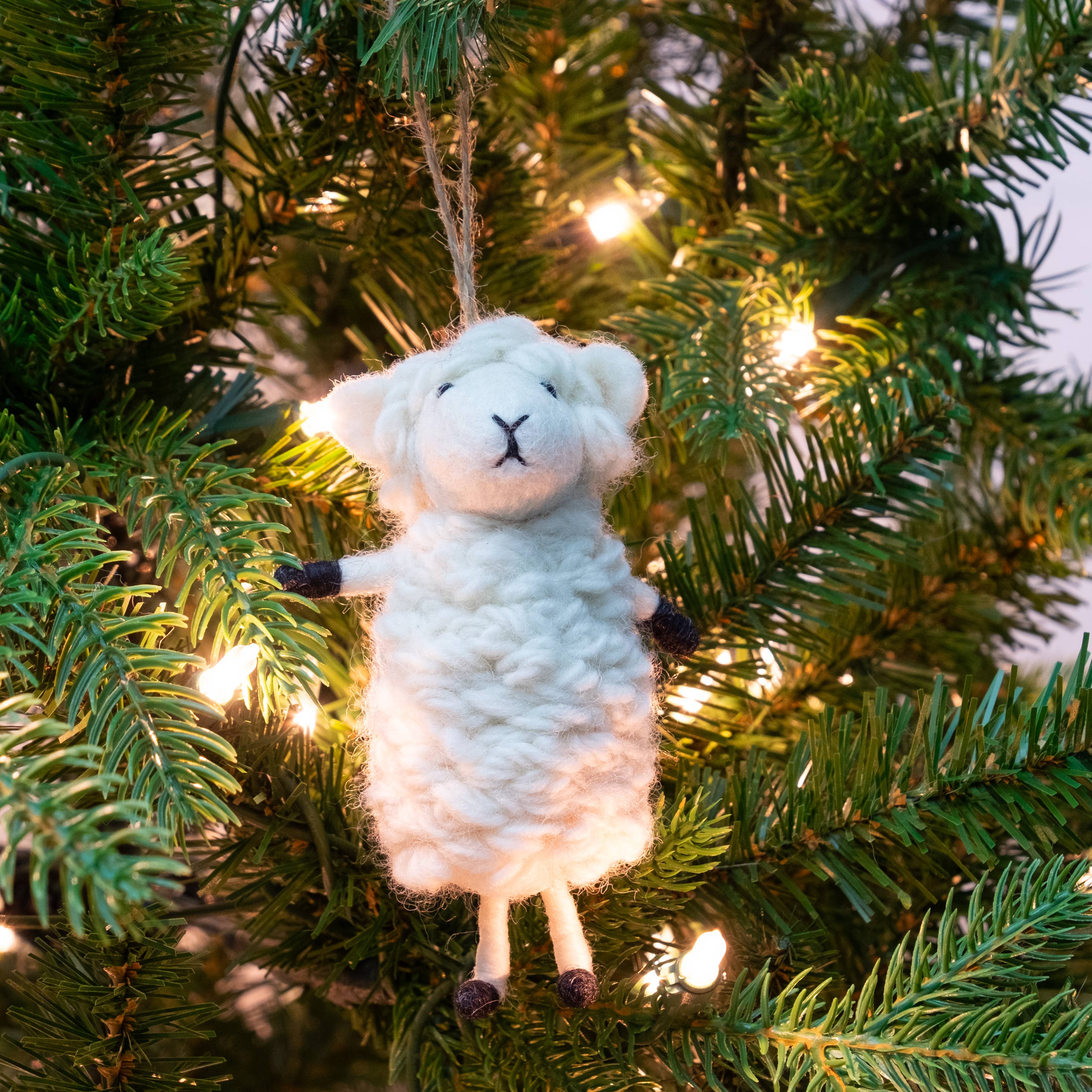 The Winding Road - Wholesale Ornament - Ornament - Standing White Sheep4