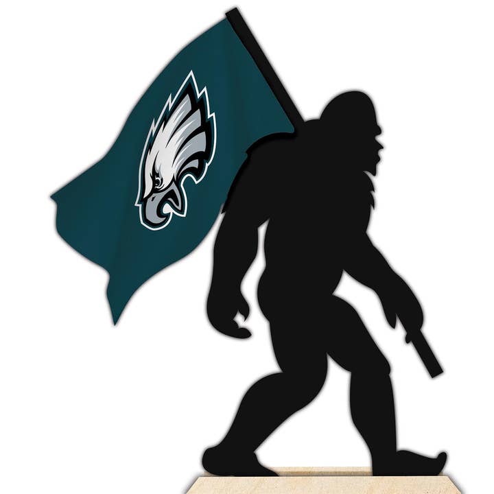Philadelphia Eagles 18 inch Bigfoot Cutout for wholesale by Fan Creations