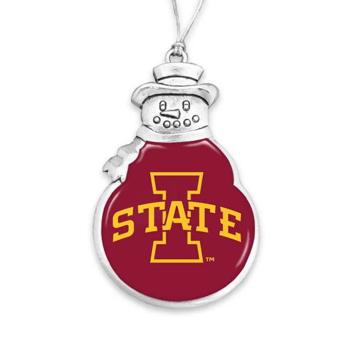 Iowa State Cyclones Snowman Ornament for wholesale by From The Heart