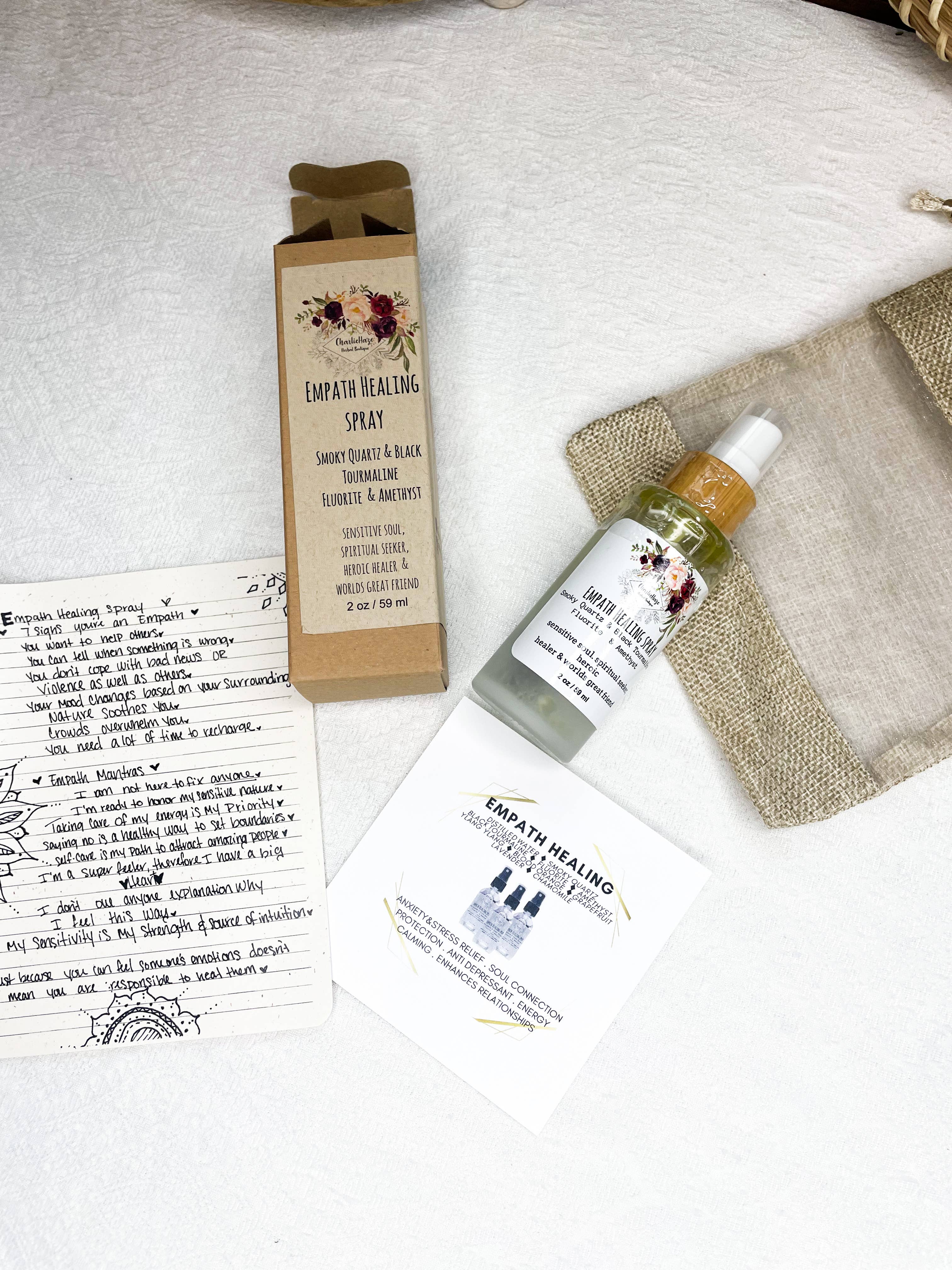 CharlieHaze - Wholesale Smudge Spray - Empath Healing Spray 12