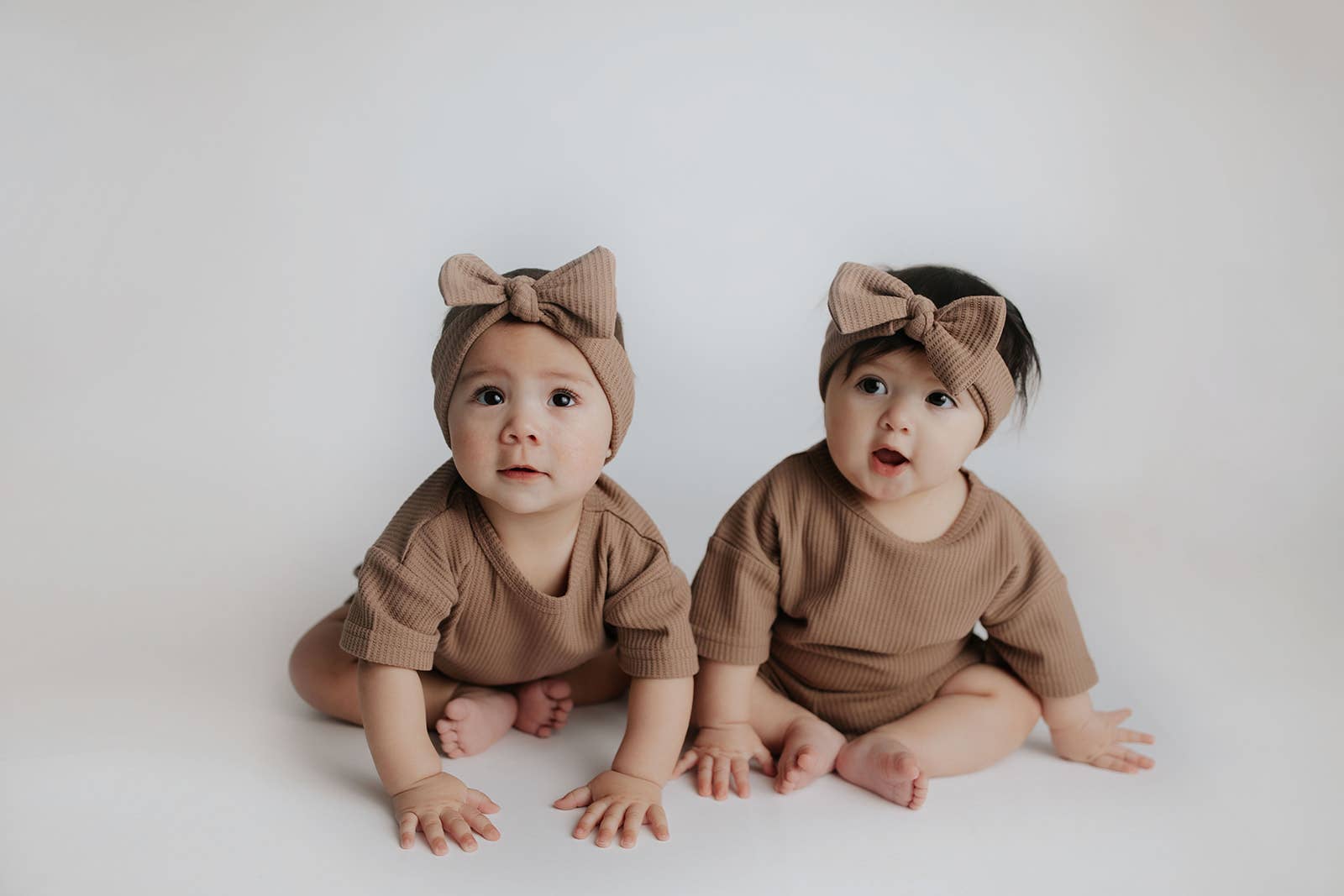 Three Little Tots - Wholesale Top & Short Set - Kids - Cocoa Sands Neutral Summer Waffle Toddler Top & Bottom Set10