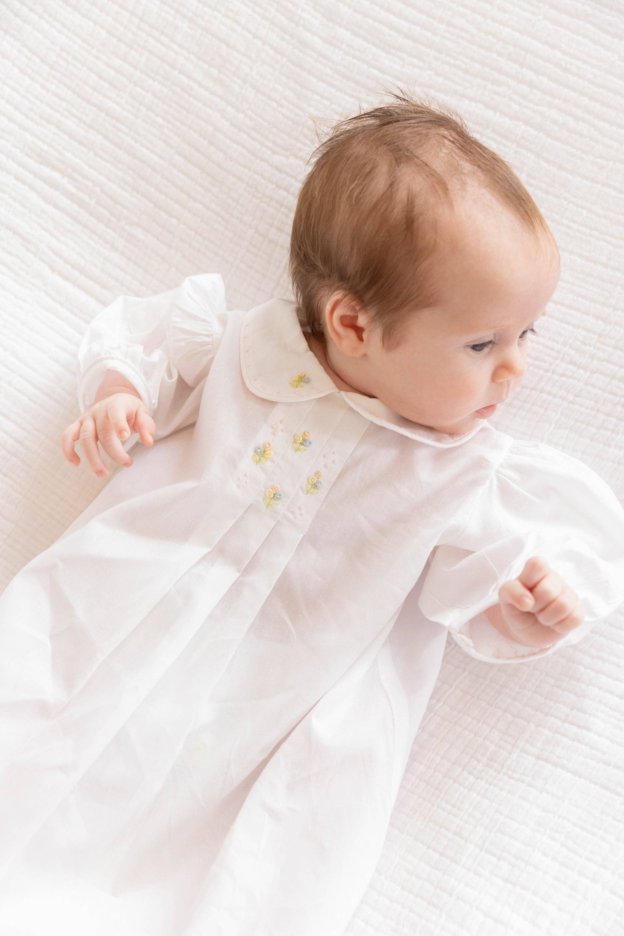 The Yellow Lamb – wholesale Baby gown – Baby – Amelia Daygown & Diaper Cover2