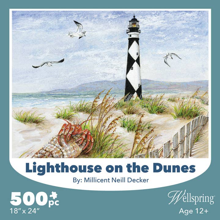 Puzzle - Lighthouse on the Dunes for wholesale by Wellspring