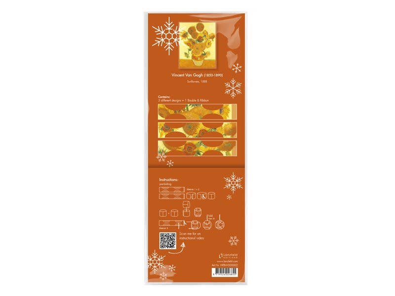 MUSEUM WEBSHOP – Engroshandel DIY-hobbysæt – DIY Julekugle, Van Gogh, Solsikker2