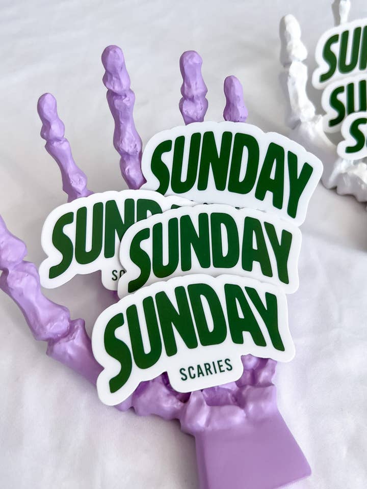 Sunday Scaries Sticker for wholesale by Girl Tribe Co