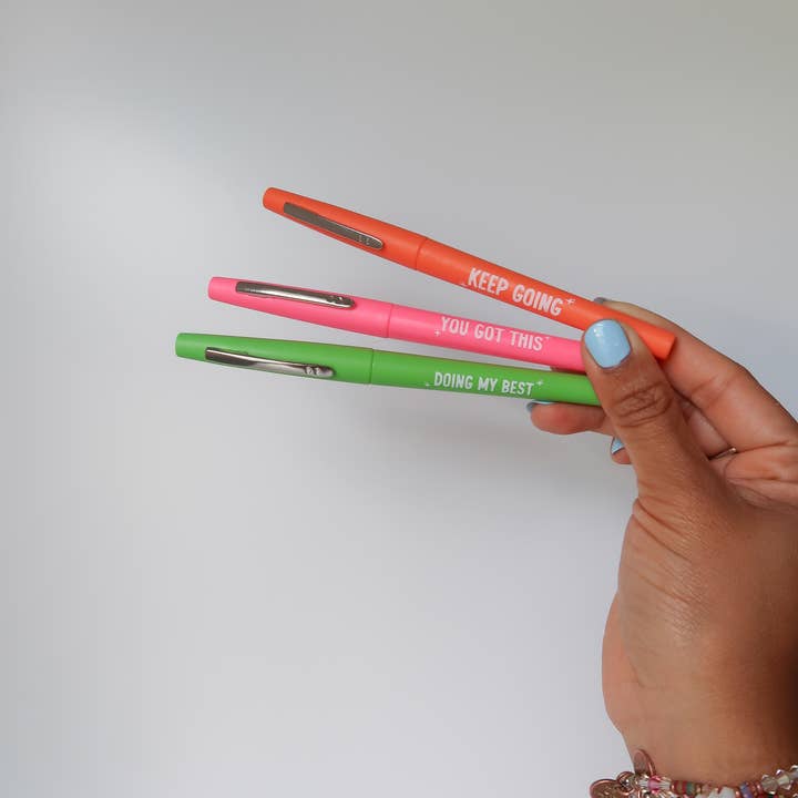 Created By Christine - Wholesale Pen - Affirmation Flair Pen Set