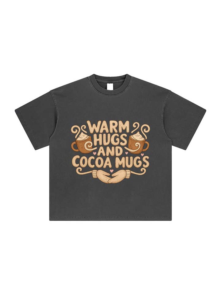 Queen Fashion - Wholesale T-Shirt (Graphic) - Unisex - comfy funny t-shirt: cocoa mugs graphic – DTG Printed Tee2