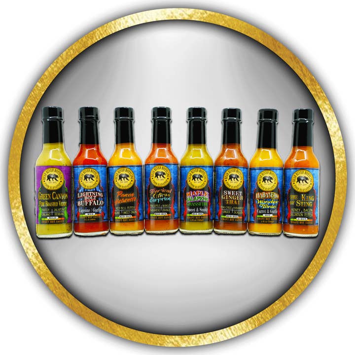 Mixed Hot Sauce Case - Your Choice for wholesale by Bear River Bottling