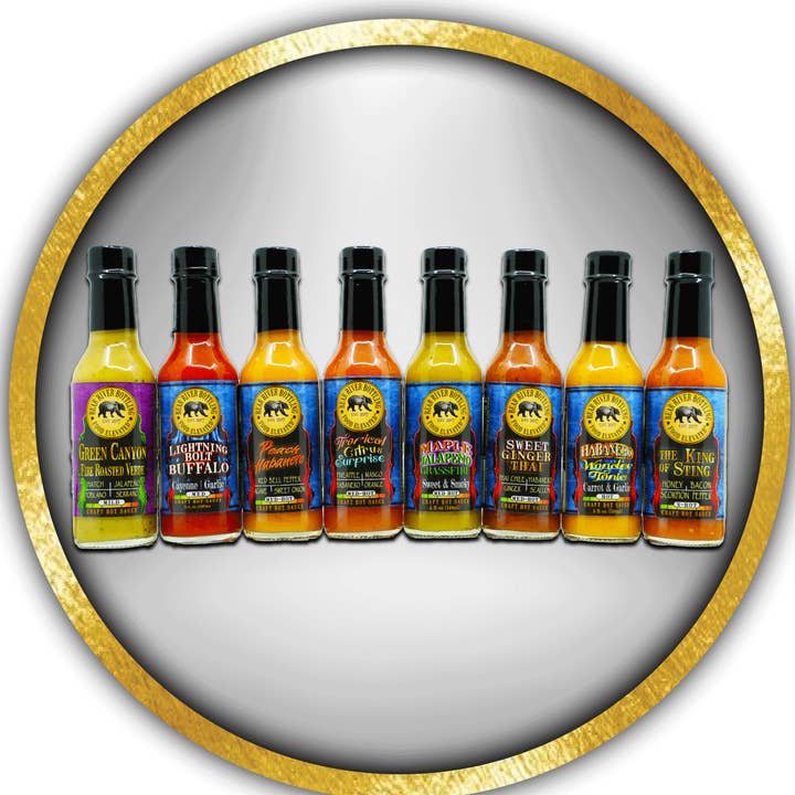Bear River Bottling - Wholesale Hot Sauce - Mixed Hot Sauce Case - Your Choice0