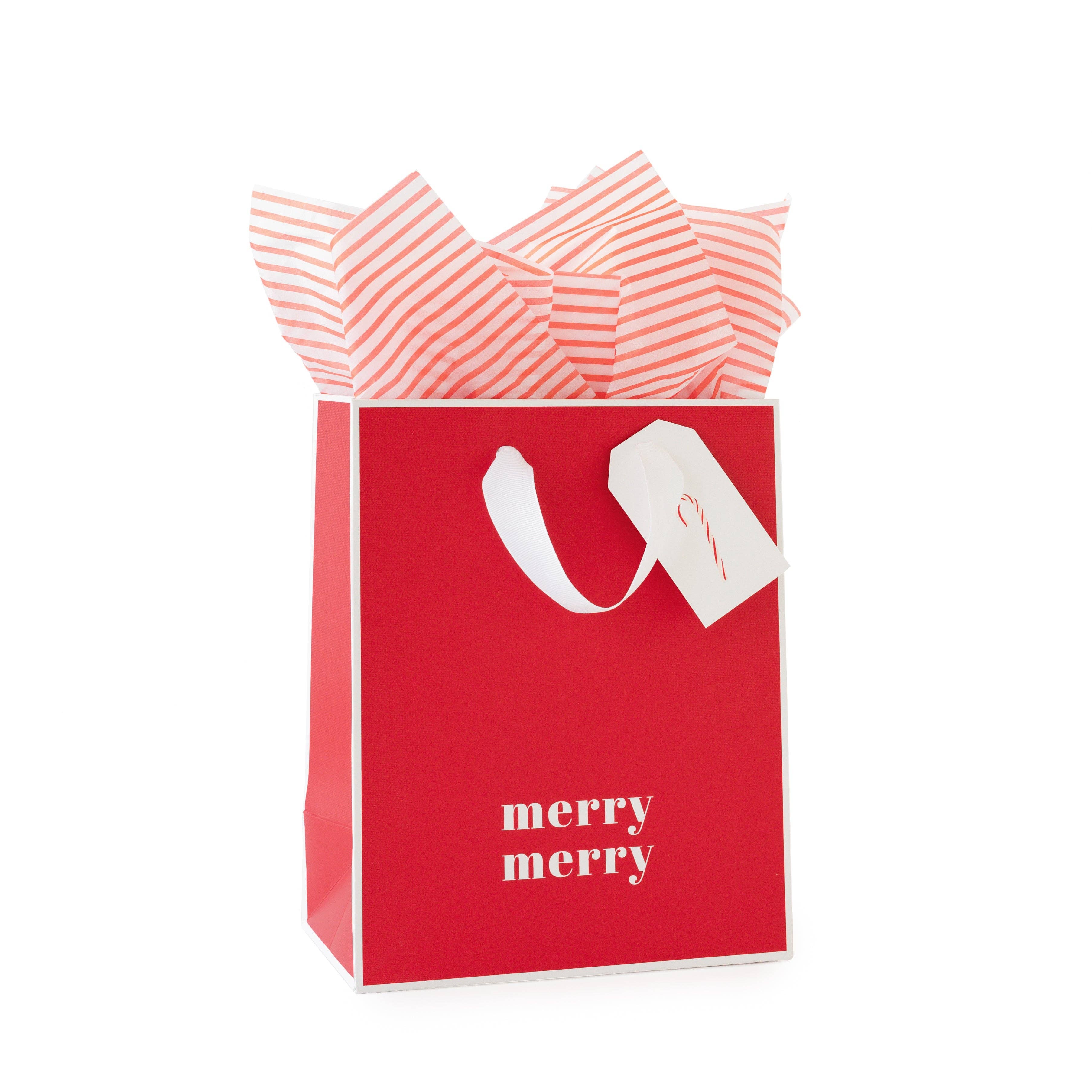 Sugar Paper – wholesale Gift bag set/pack – Gift Bag Set, Merry Merry
