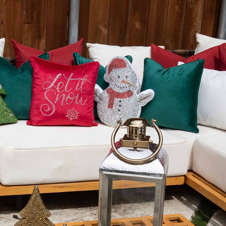 Sparkles Home - Wholesale Throw/Decorative Pillow - Snowman Shaped Pillow2