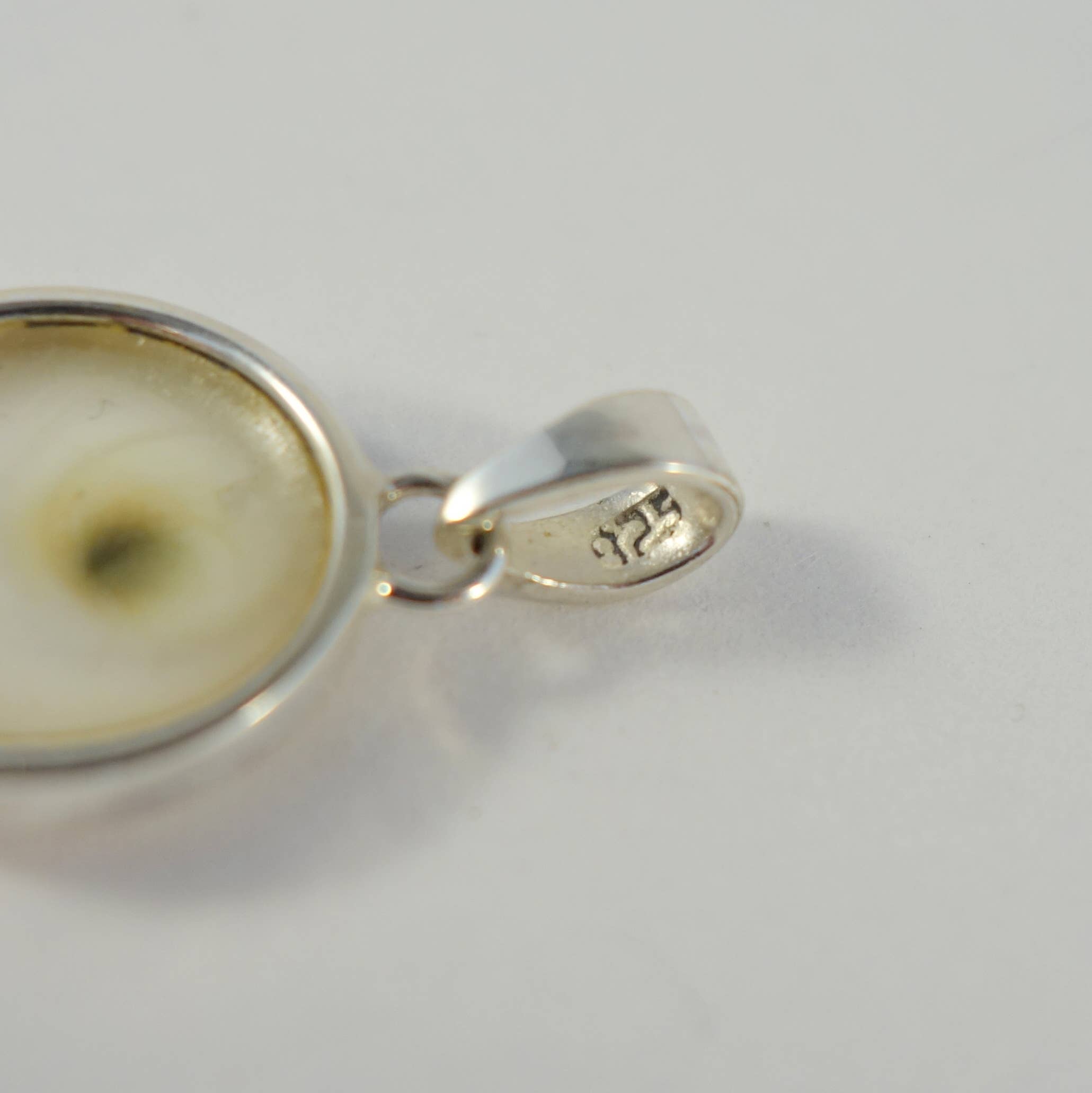 Ajmer by Jodi - Wholesale Individual Charm/Pendant - Petite Round Eye of Shiva Pendant in Sterling Silver4