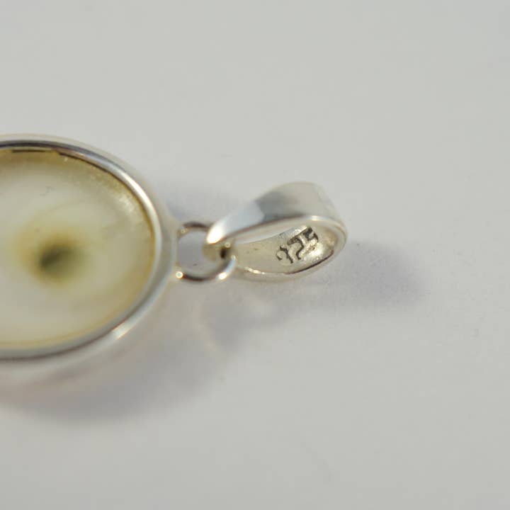 Ajmer by Jodi - Wholesale Individual Charm/Pendant - Petite Round Eye of Shiva Pendant in Sterling Silver4