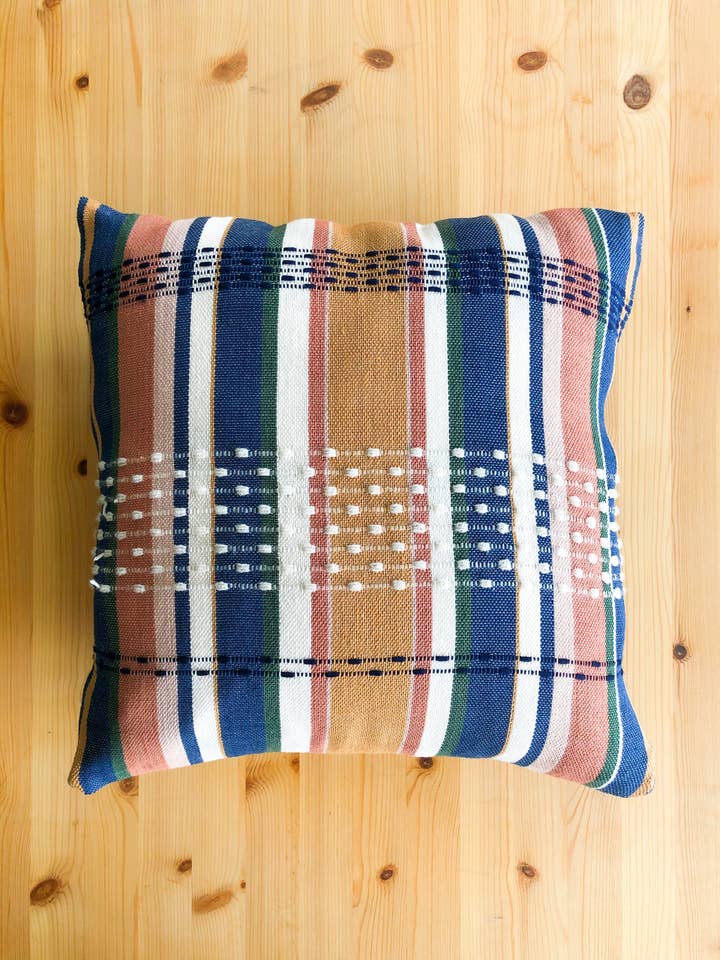 Woven Throw Pillow for wholesale by Daughter Handwovens