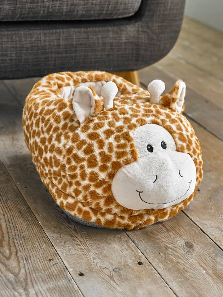 Pantufla Calentador de Pie Supersuave Giraffe Cálida y Acogedora para venta al por mayor de Cozy Time Ltd