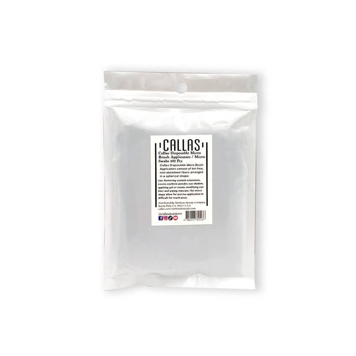 Callas & Dearderm - Wholesale Eye Makeup Brush - Callas Disposable Micro Brush Applicators/Micro Swabs (100 p