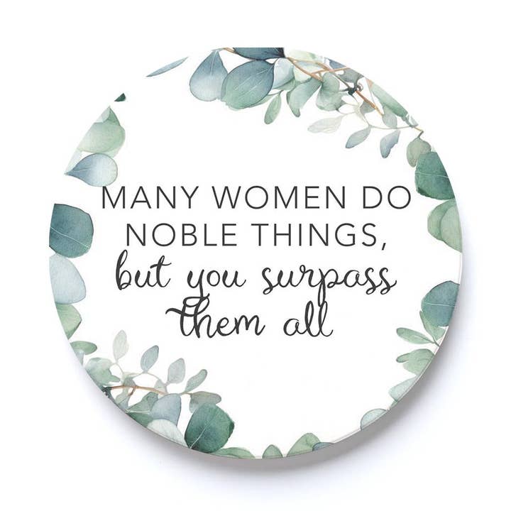 Car Coaster-You Surpass Them All for wholesale by Clairmont & Co