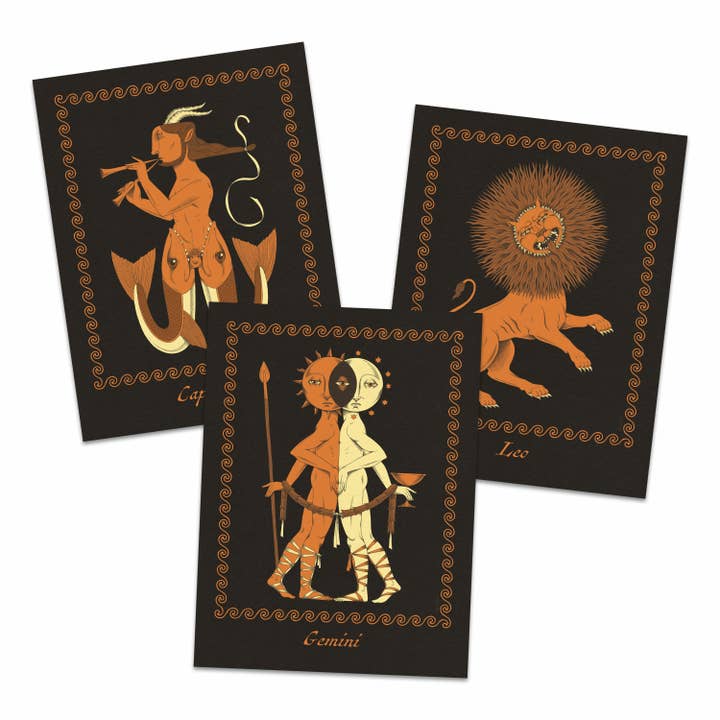 Impression Zodiaque (Assortie) pour la vente par Studio Vermilio