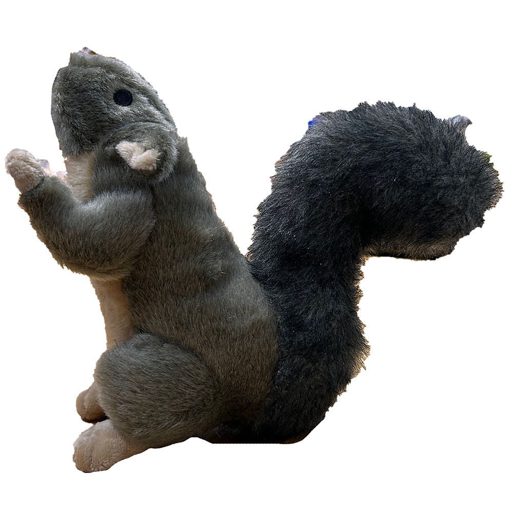 Texas Toy Distribution – wholesale Pet plush toy – Dog – Realistic Squirrel Plush Dog Toy w/ squeaker1