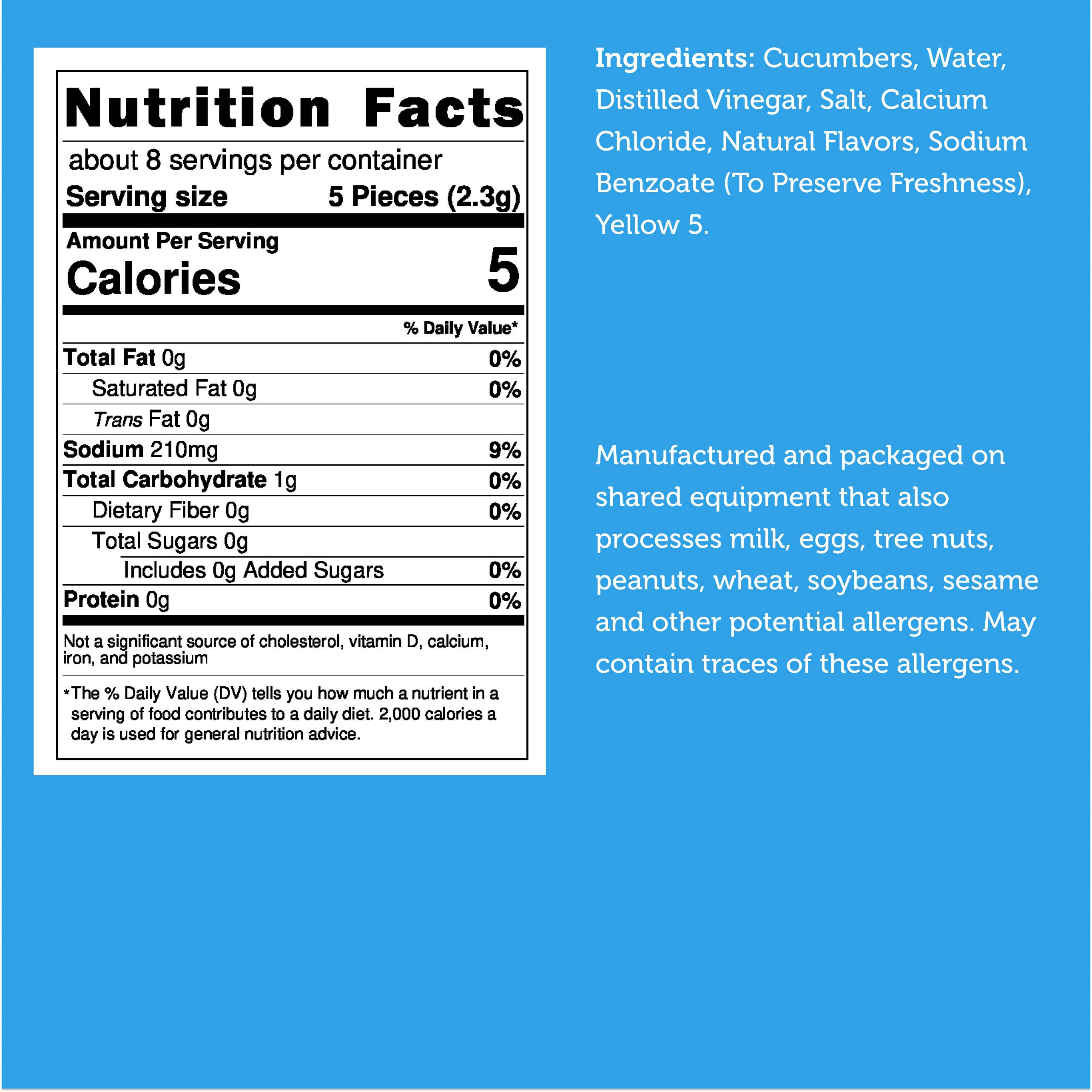 Arctic Farms - Wholesale Chips - Freeze Dried Dill Pickle Jumbo Chips (Salty)3