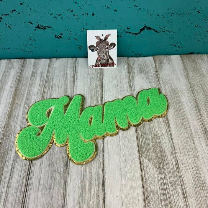 Crazy Heifers Wholesale - Wholesale Patch - Chenille MAMA & WEEKEND Patch-Iron on-NEW COLORS8